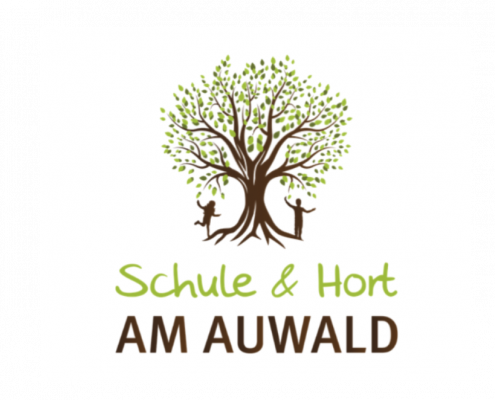 Logo der Schule und des Hortes am Auwald